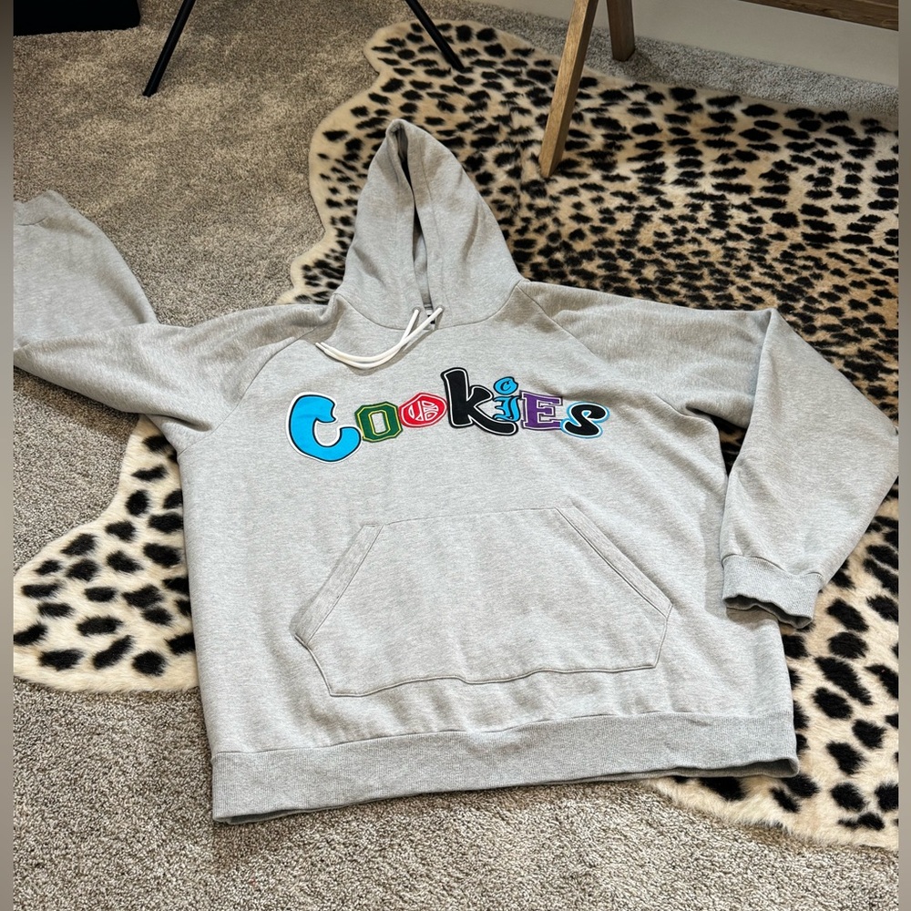 Cookies SF Logo Grey Hoodie Men’s 3XL